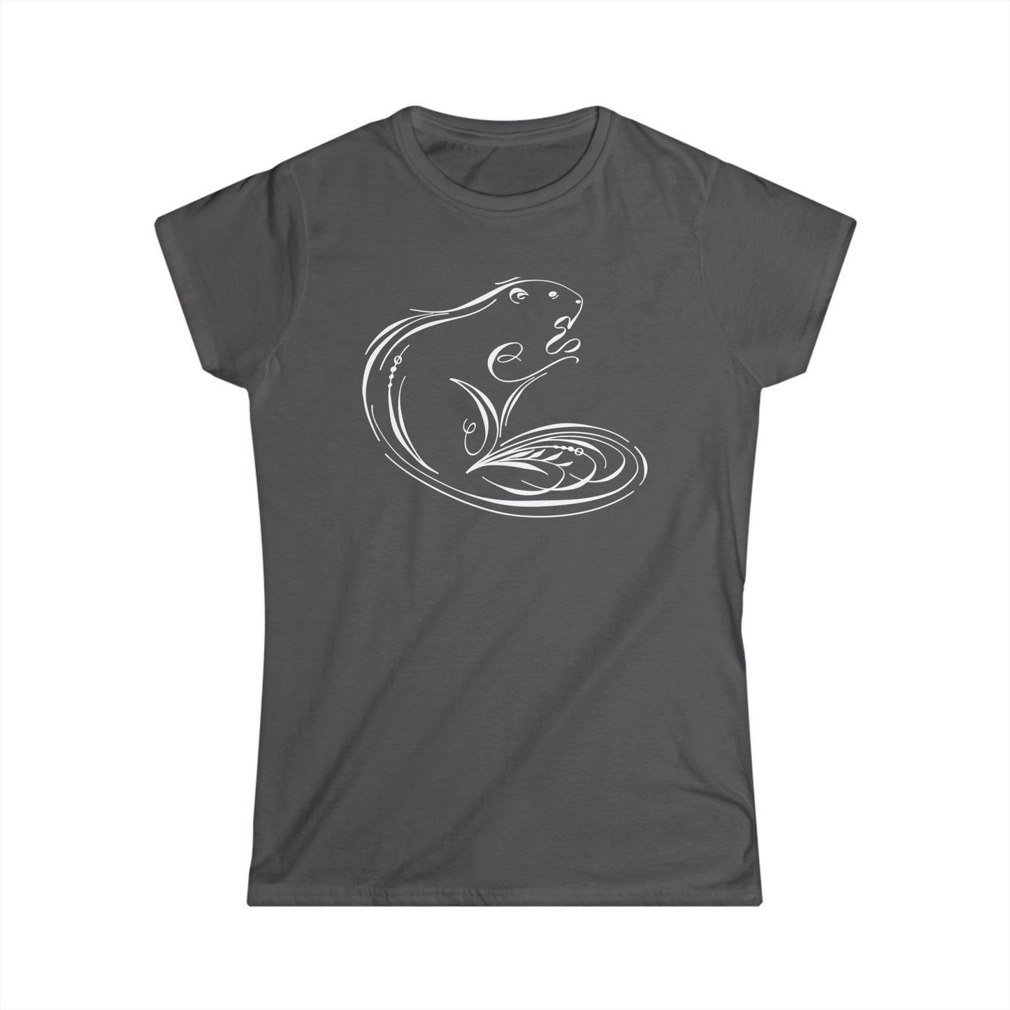 Flourished Beaver Women's Softstyle Tee