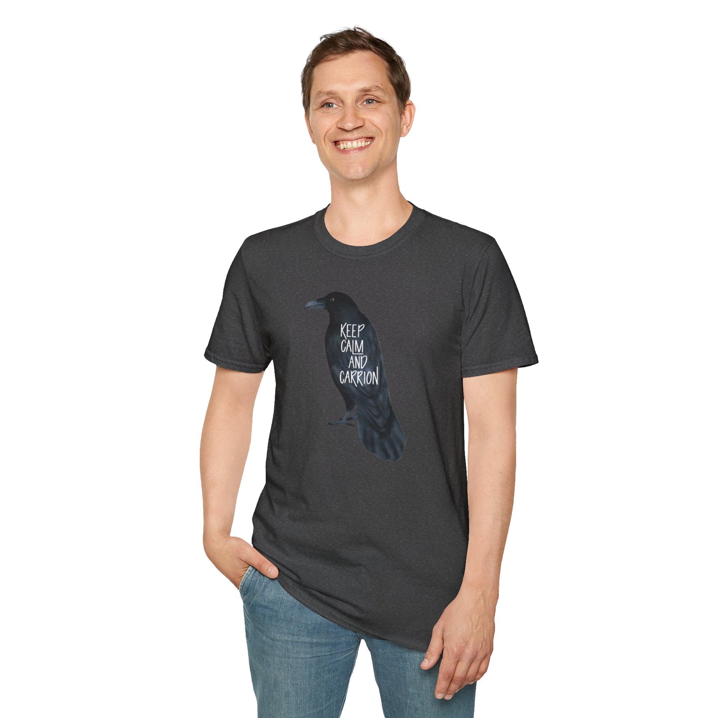 Keep Calm and Carrion Raven Unisex T-Shirt