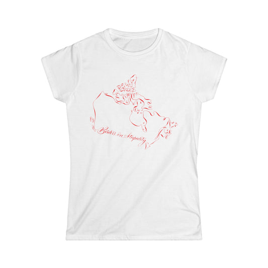 Borders on Stupidity Women's Softstyle Tee