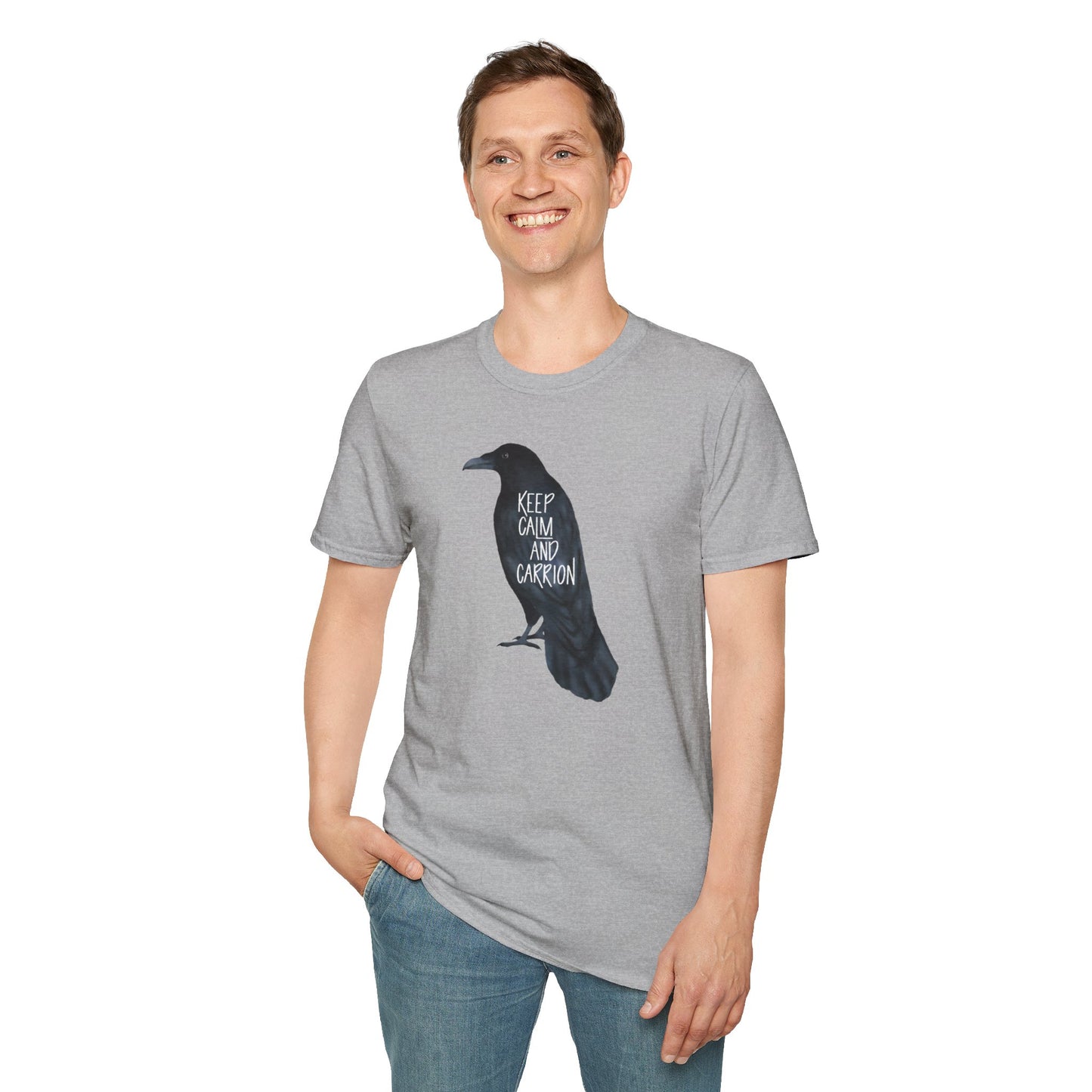 Keep Calm and Carrion Raven Unisex T-Shirt