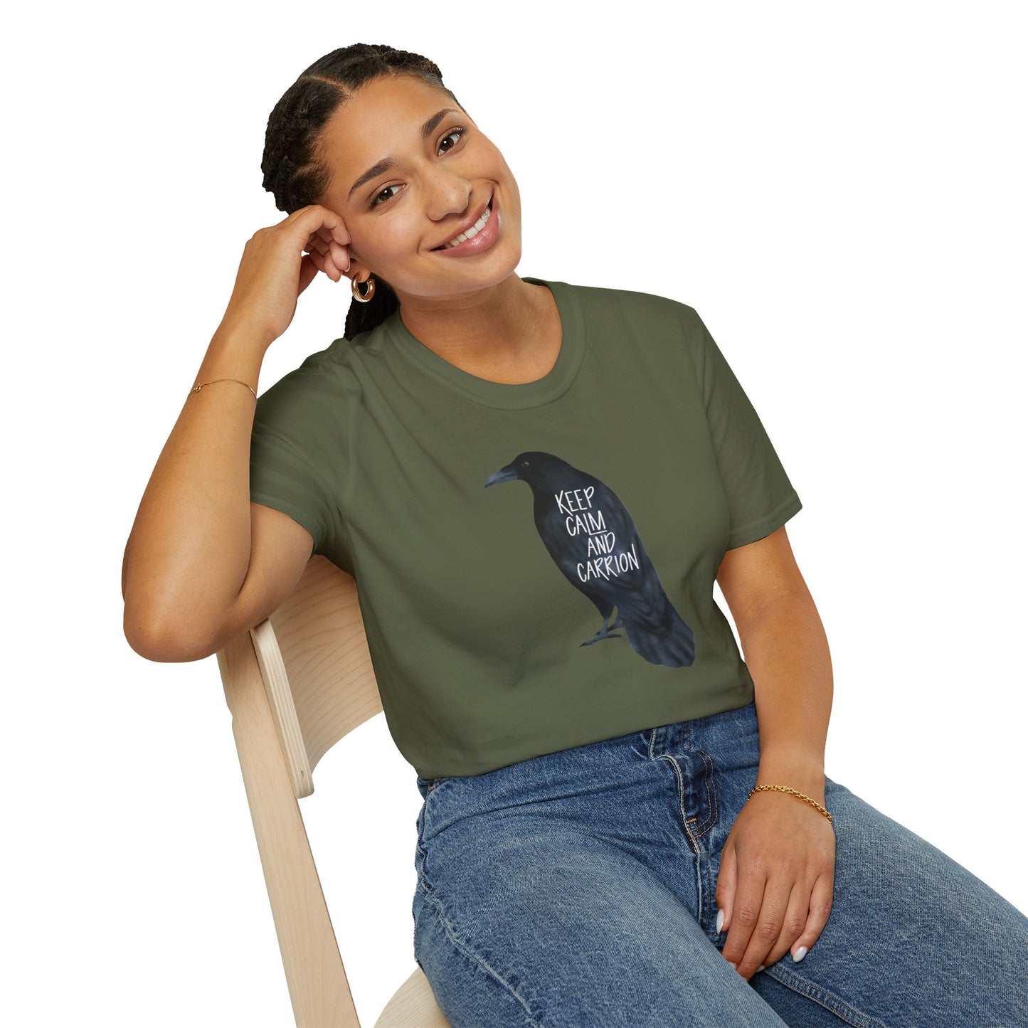 Keep Calm and Carrion Raven Unisex T-Shirt