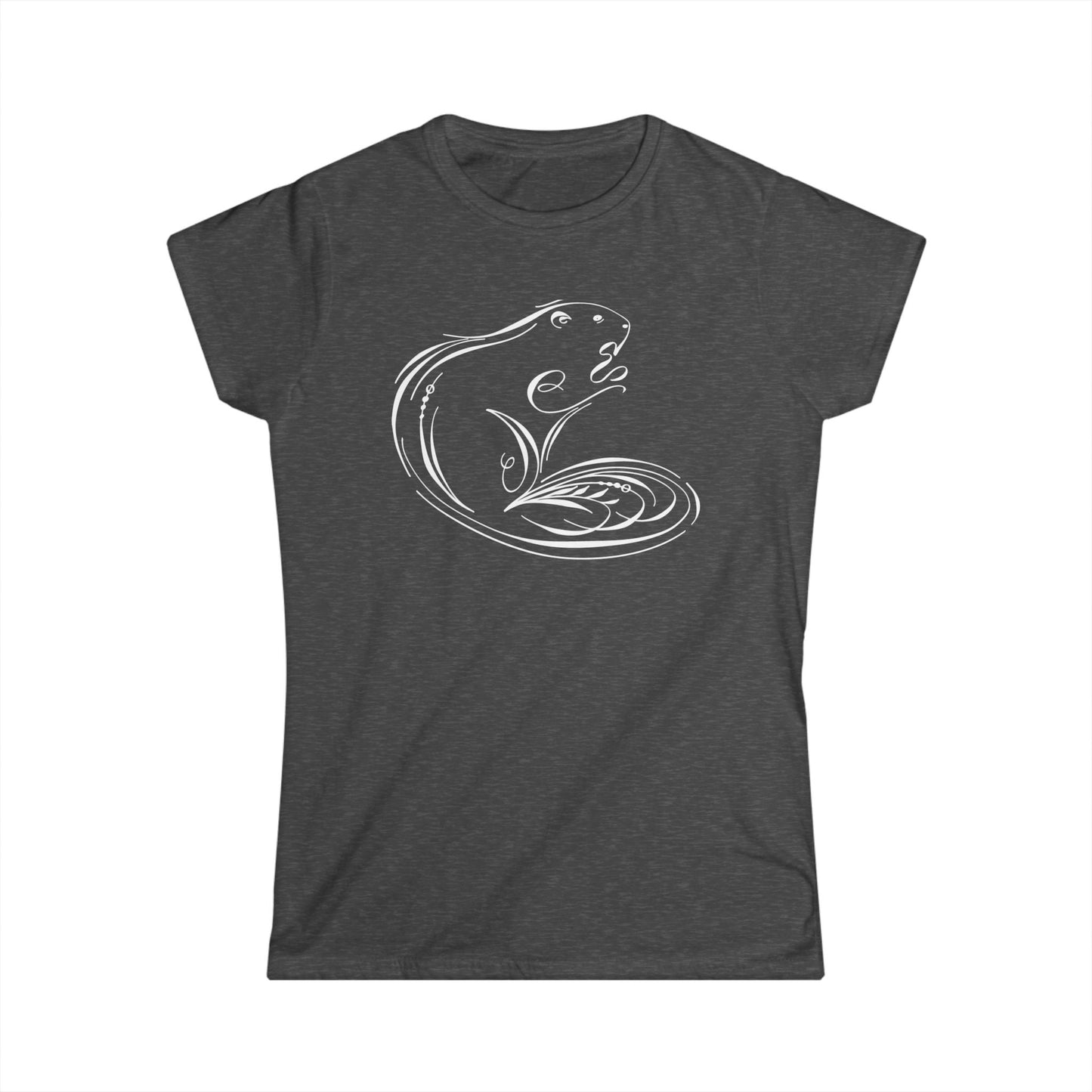 Flourished Beaver Women's Softstyle Tee