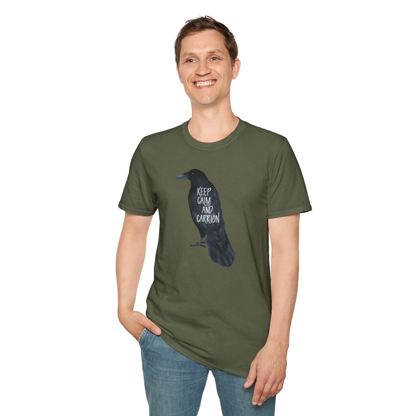 Keep Calm and Carrion Raven Unisex T-Shirt