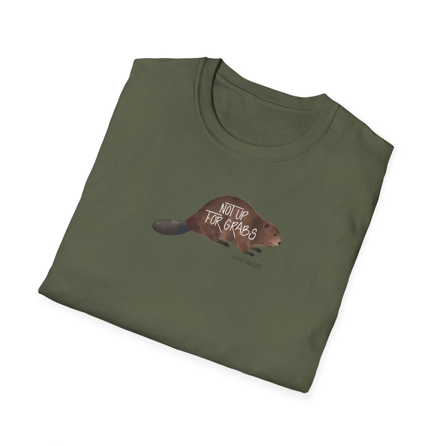 Not Up For Grabs Beaver Unisex T-shirt