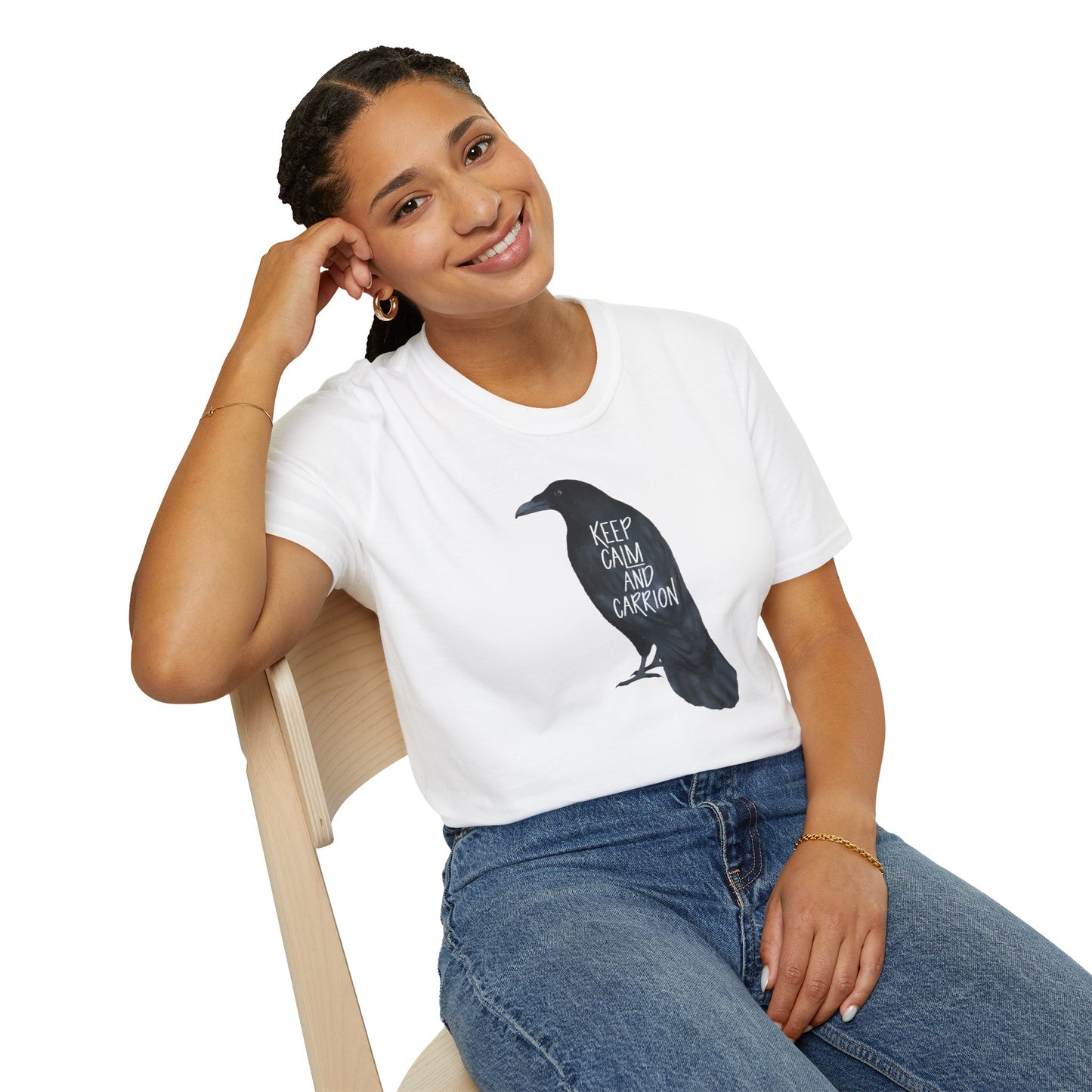Keep Calm and Carrion Raven Unisex T-Shirt