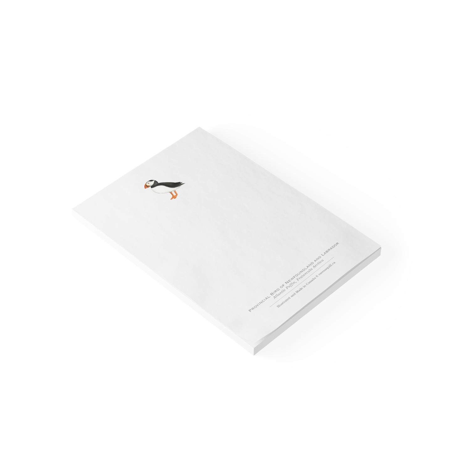 Provincial Bird of Newfoundland and Labrador Notepad - Atlantic Puffin