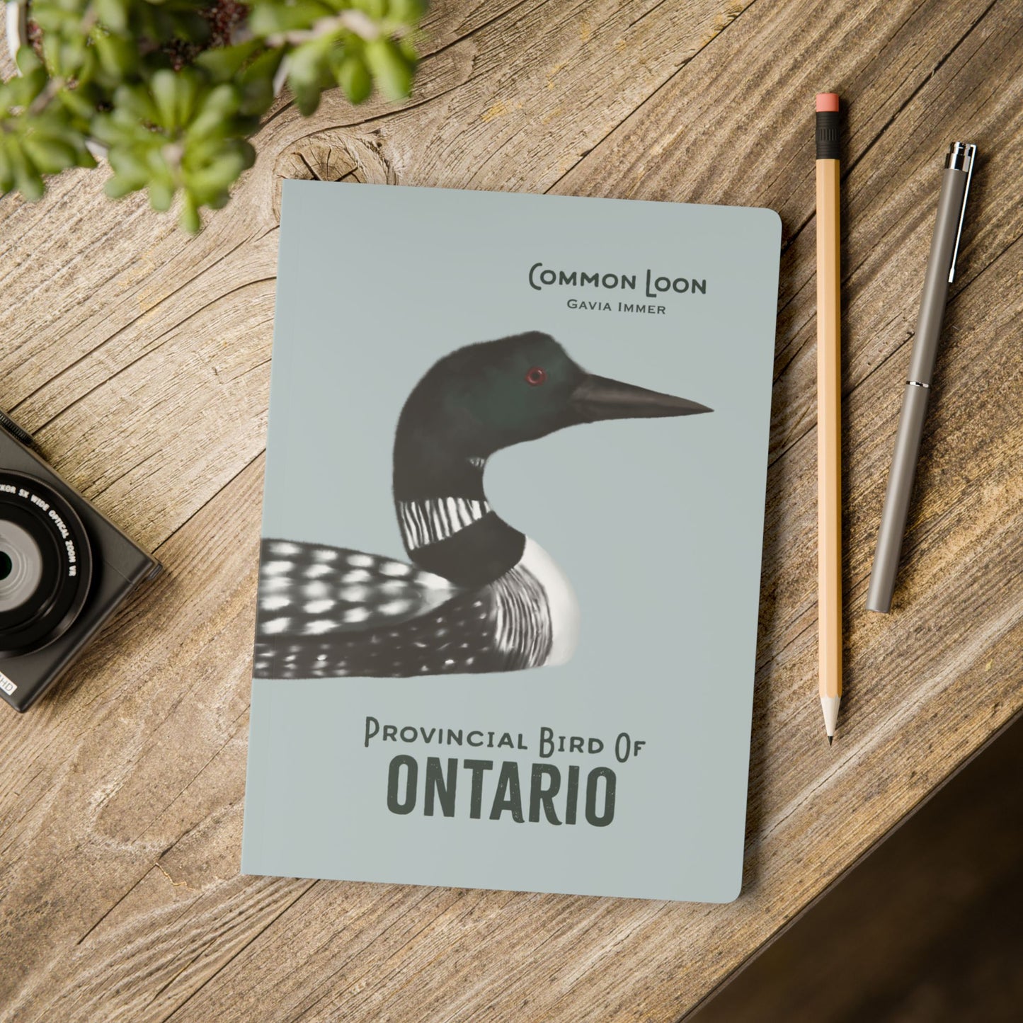 Provincial Bird of Ontario Notebook - Common Loon