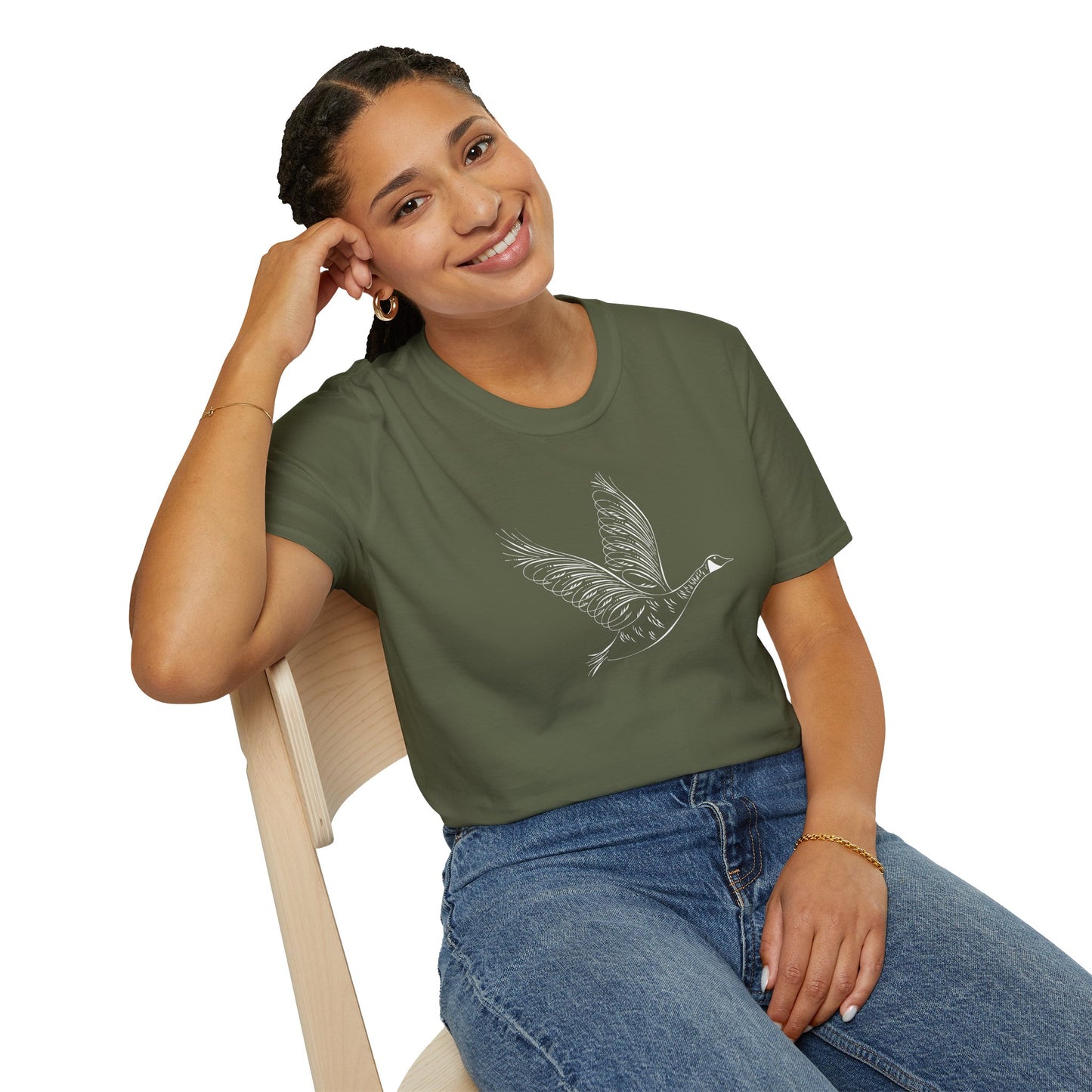 Flourished Canadian Goose Unisex T-shirt