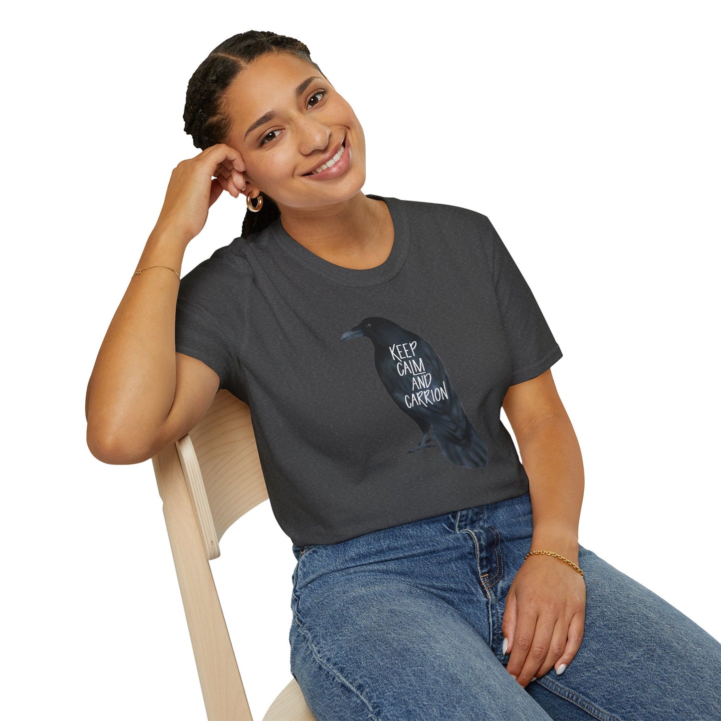 Keep Calm and Carrion Raven Unisex T-Shirt