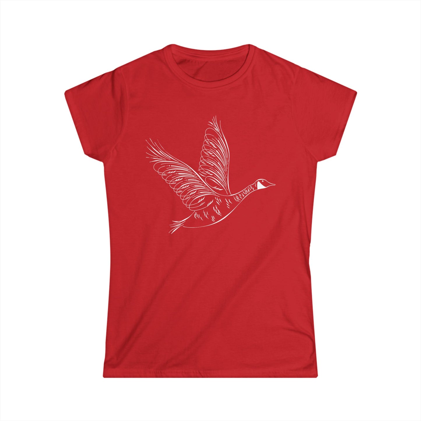 Flourished Canadian Goose Women's Softstyle Tee