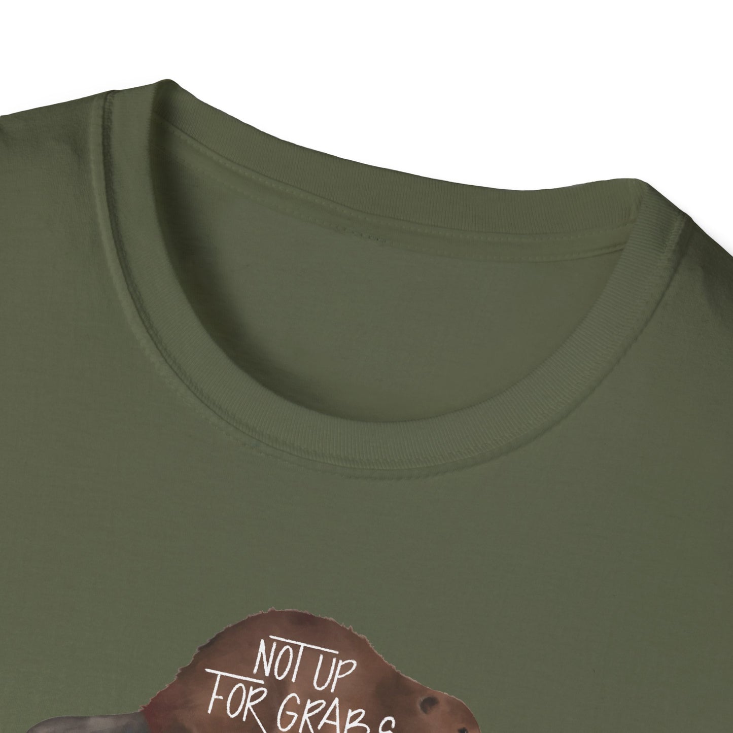 Not Up For Grabs Beaver Unisex T-shirt