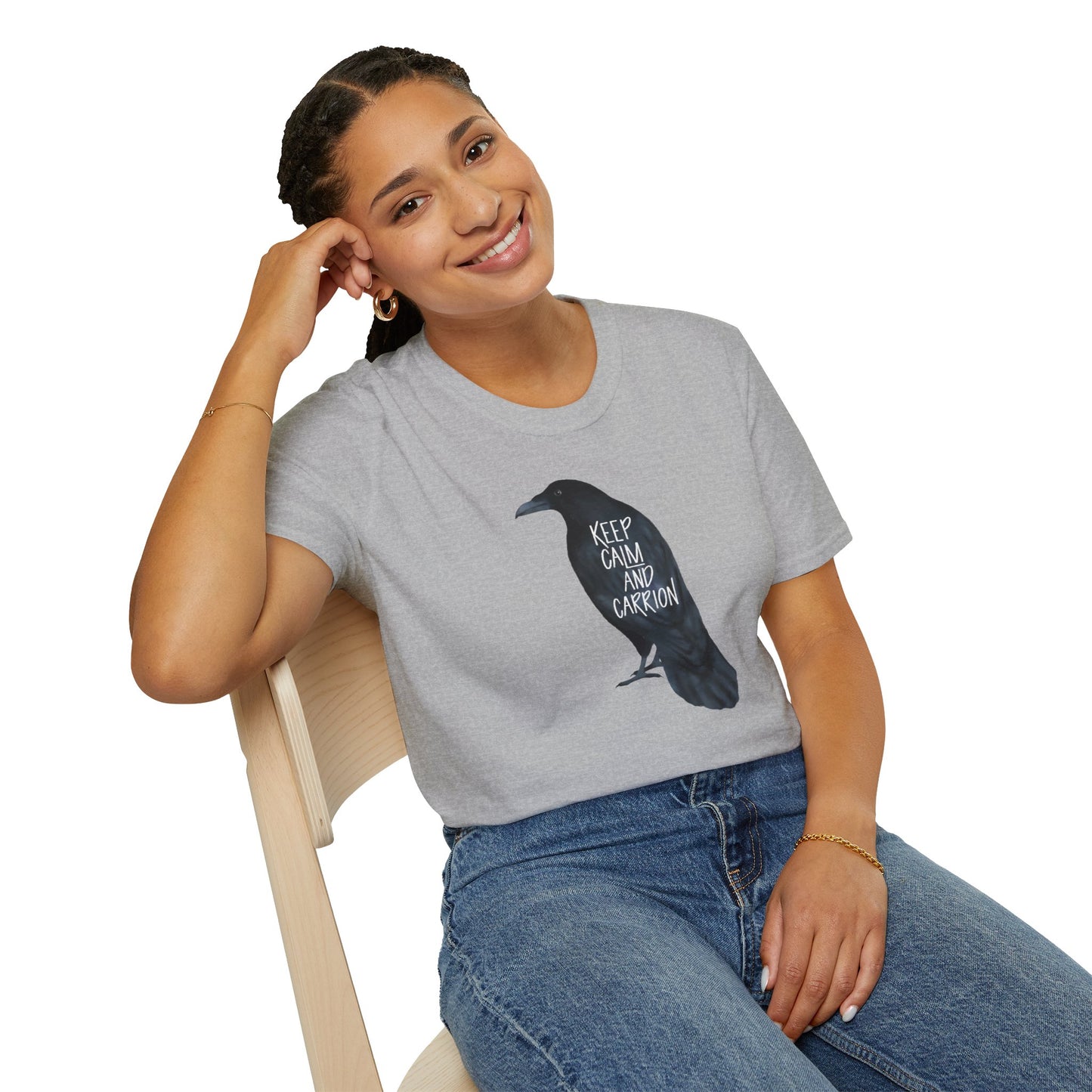 Keep Calm and Carrion Raven Unisex T-Shirt