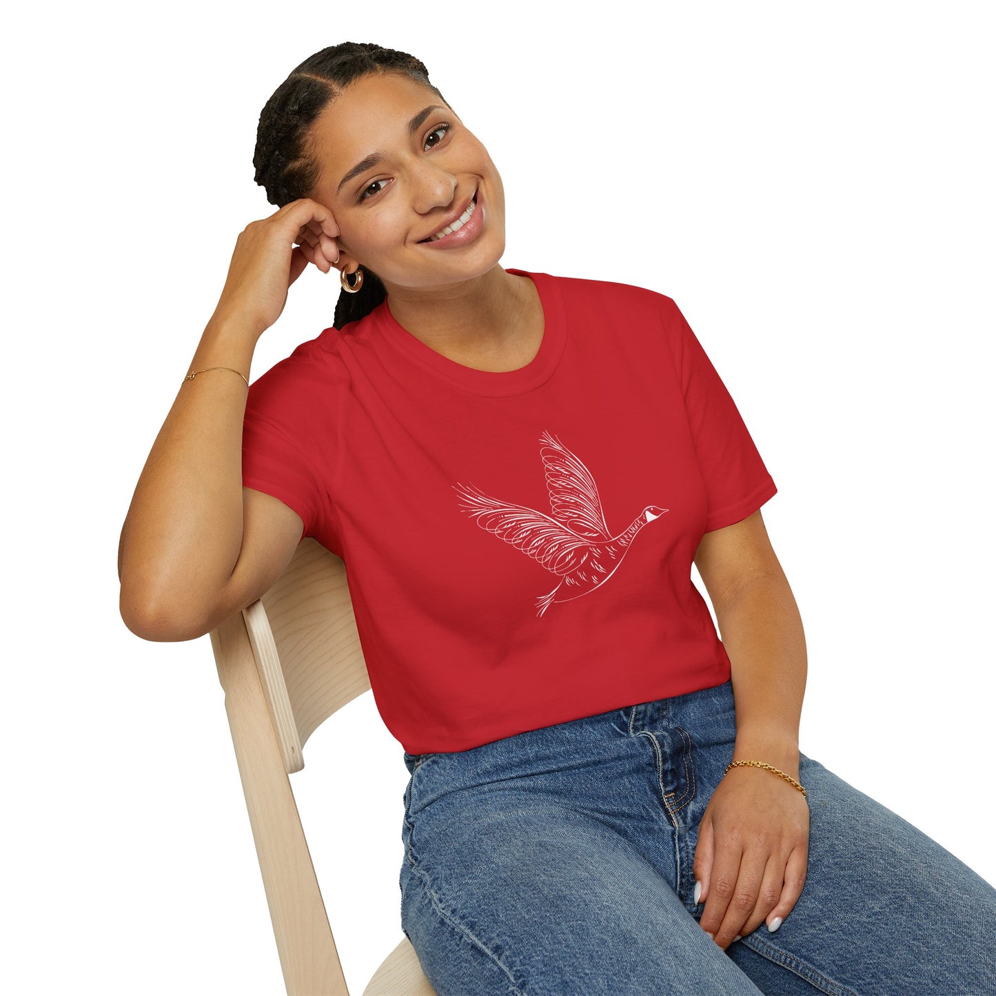 Flourished Canadian Goose Unisex T-shirt