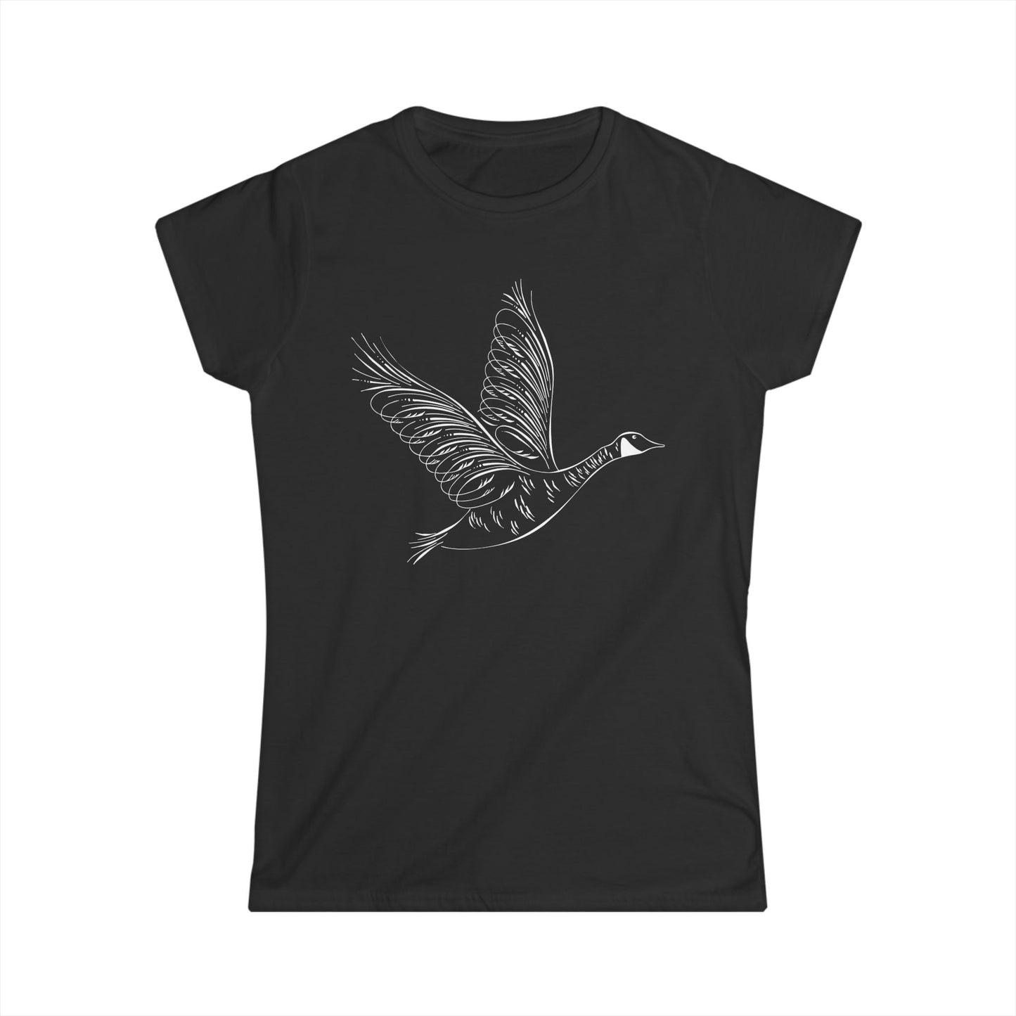 Flourished Canadian Goose Women's Softstyle Tee