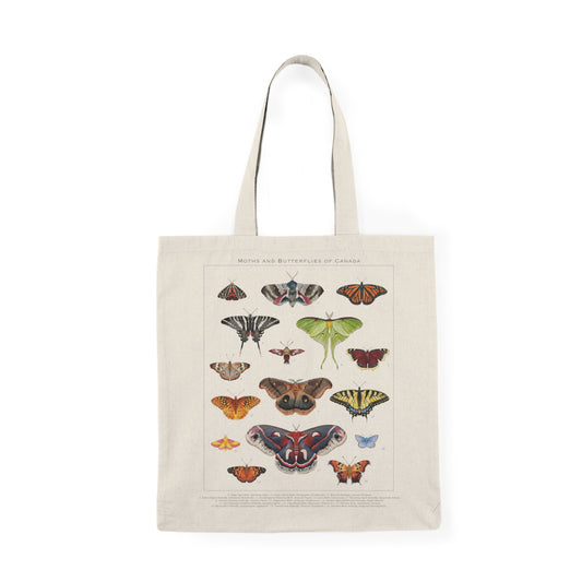 Moths and Butterflies of Canada Natural Tote Bag