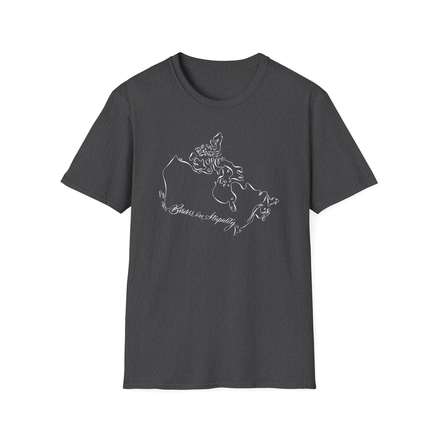 Borders on Stupidity Unisex T-shirt