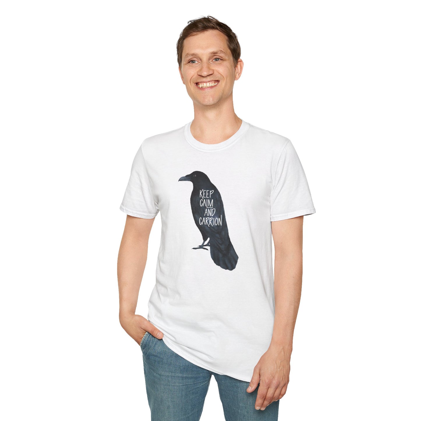 Keep Calm and Carrion Raven Unisex T-Shirt