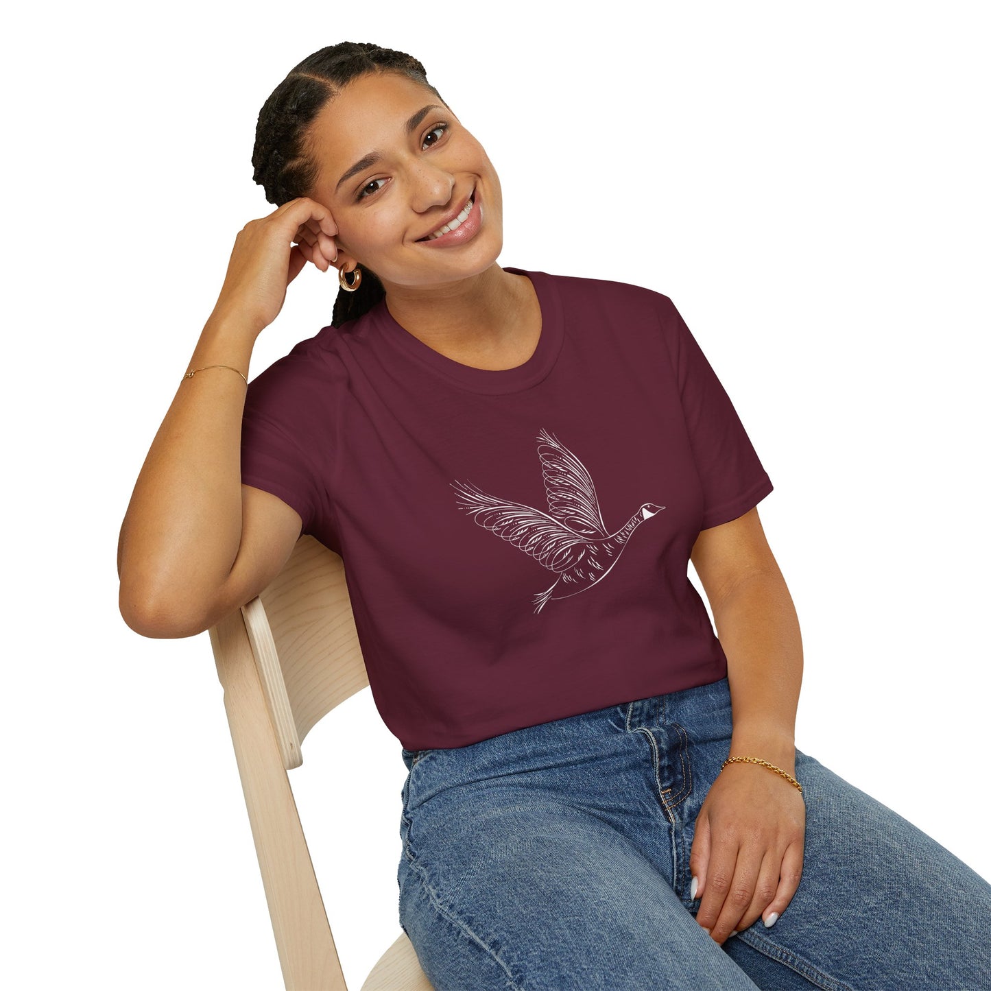 Flourished Canadian Goose Unisex T-shirt
