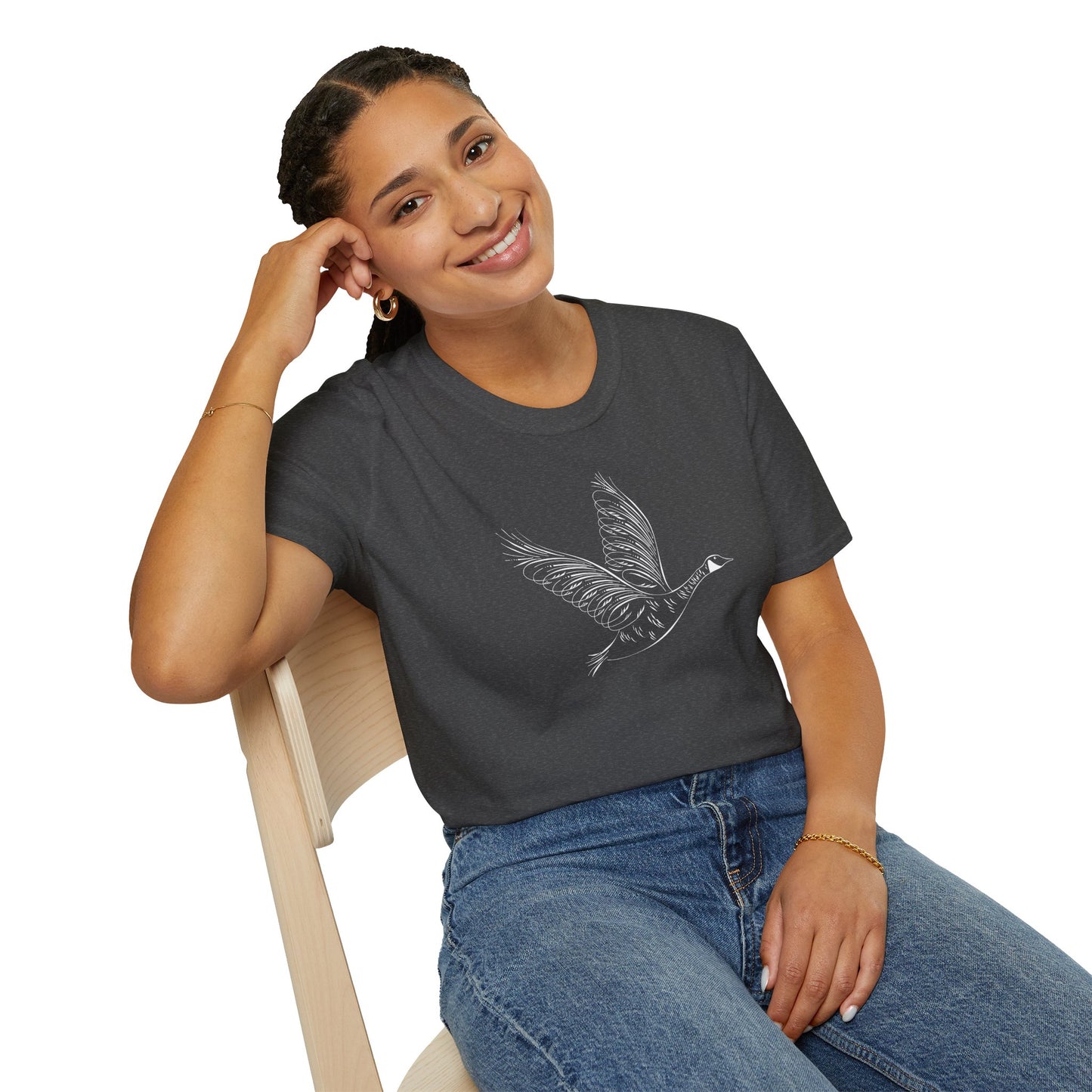 Flourished Canadian Goose Unisex T-shirt