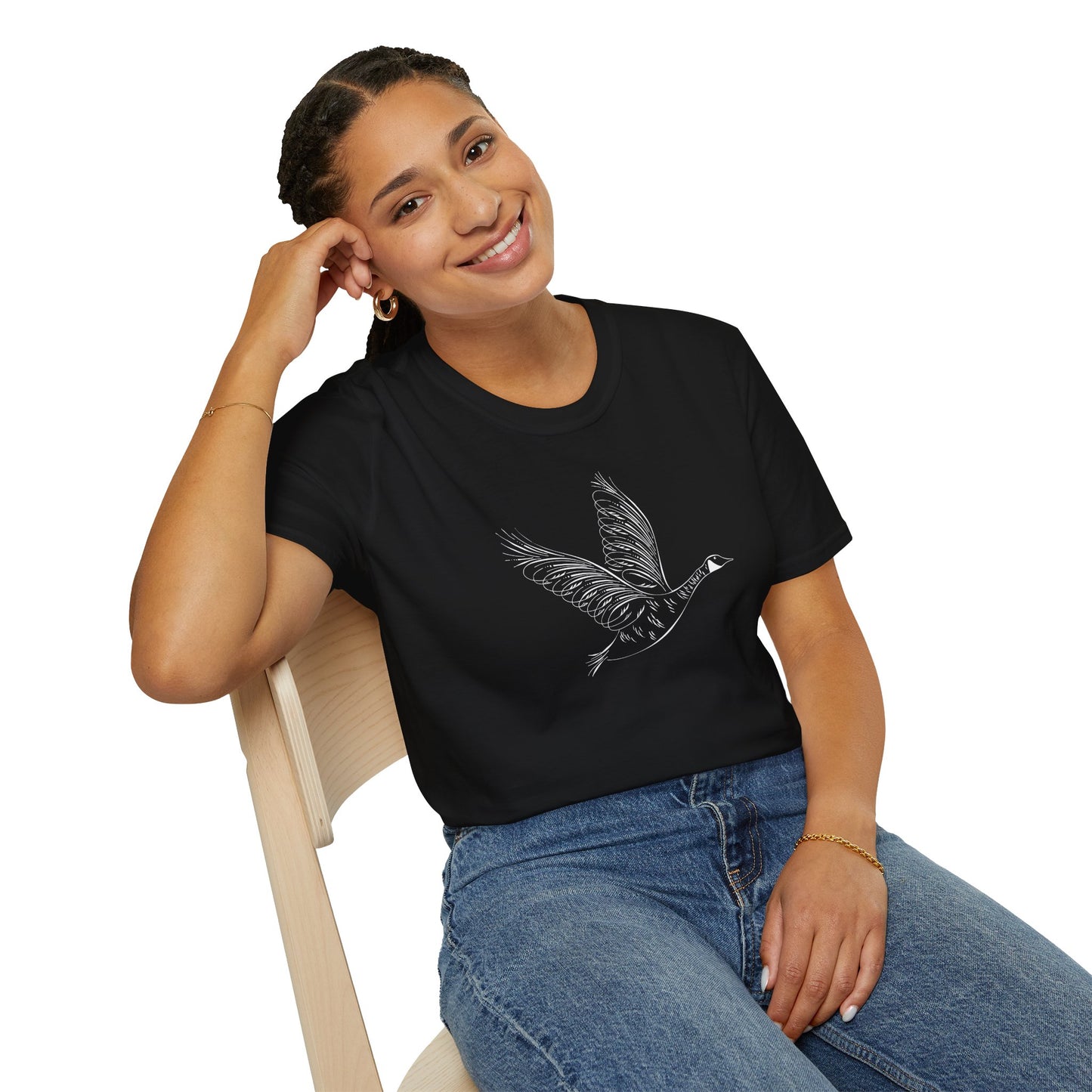 Flourished Canadian Goose Unisex T-shirt