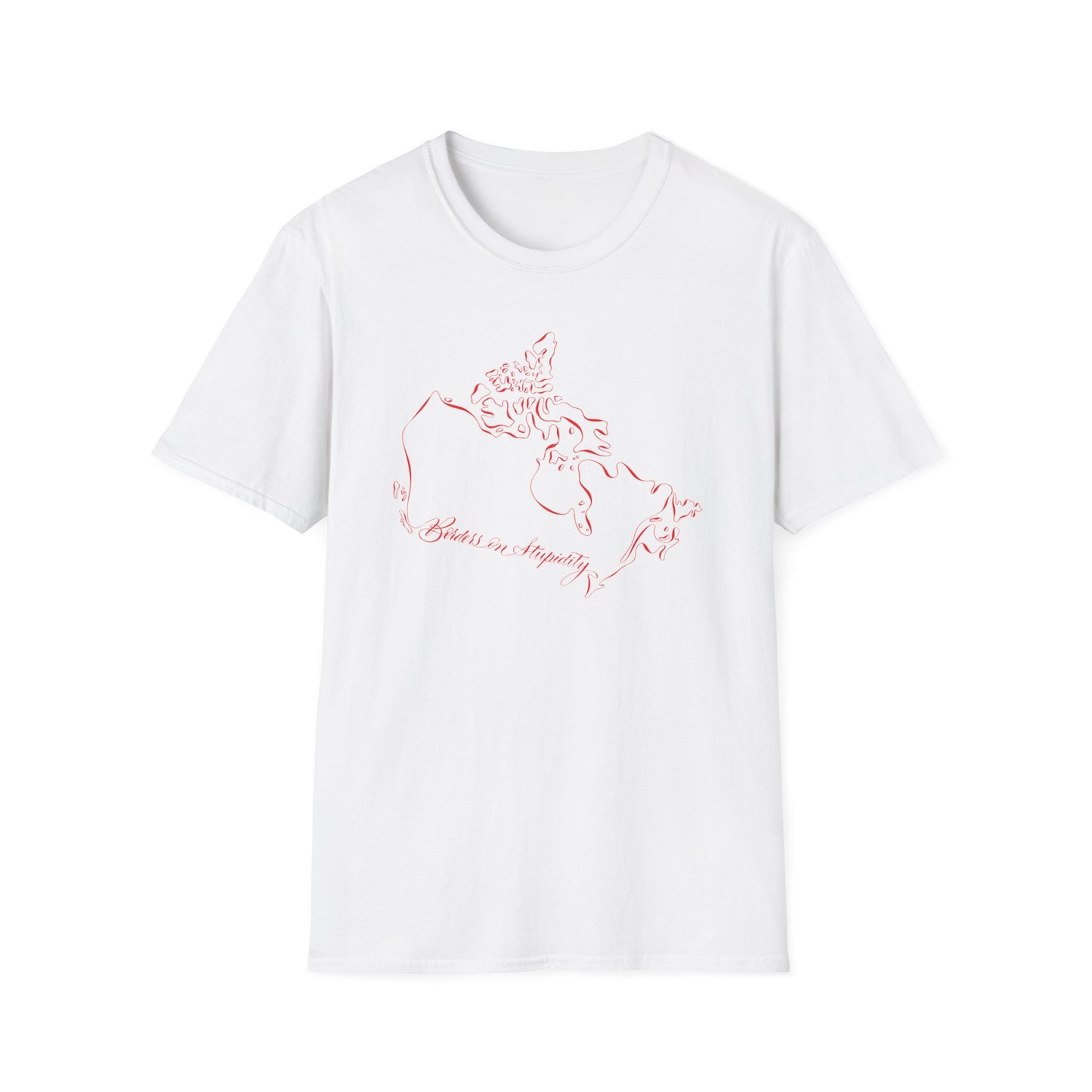 Borders on Stupidity Unisex T-shirt