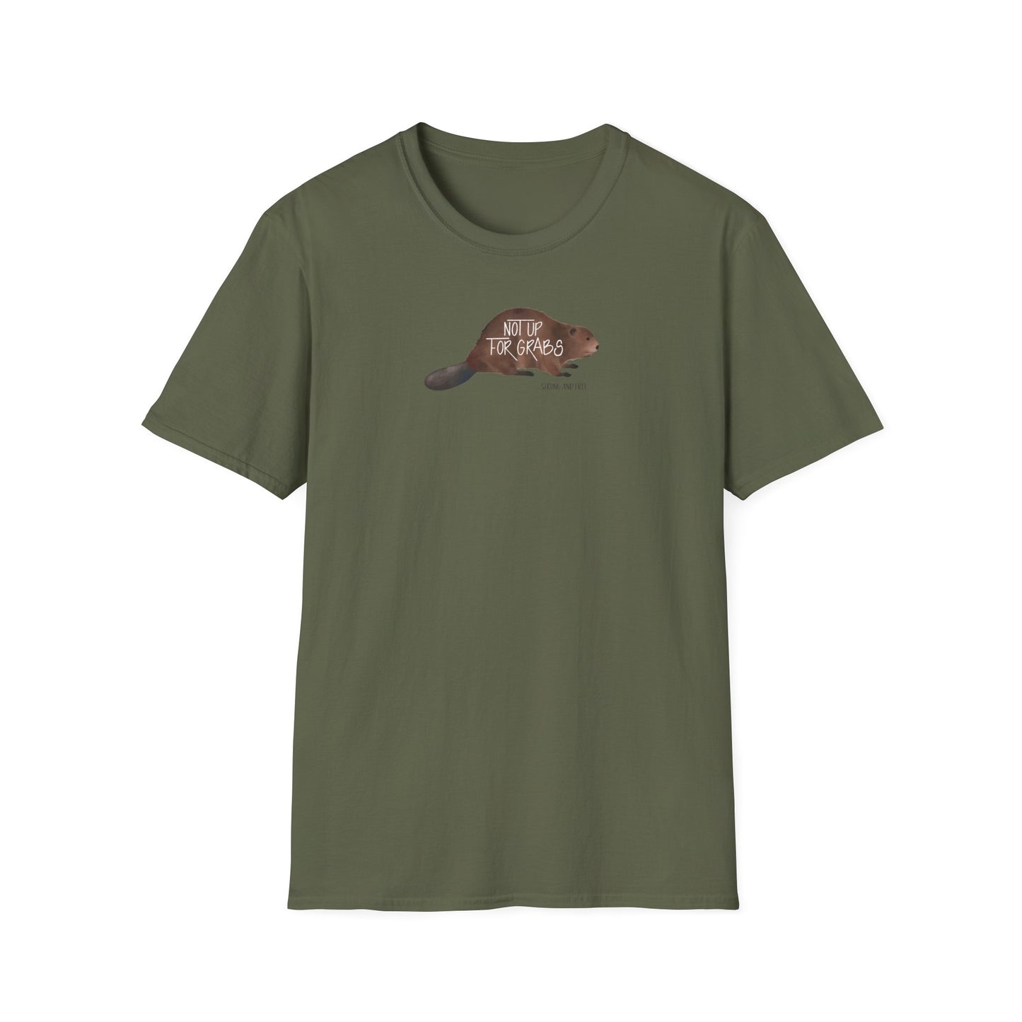 Not Up For Grabs Beaver Unisex T-shirt