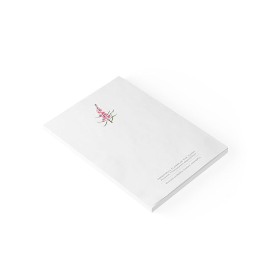 Territorial Flower of the Yukon Notepad - Fireweed
