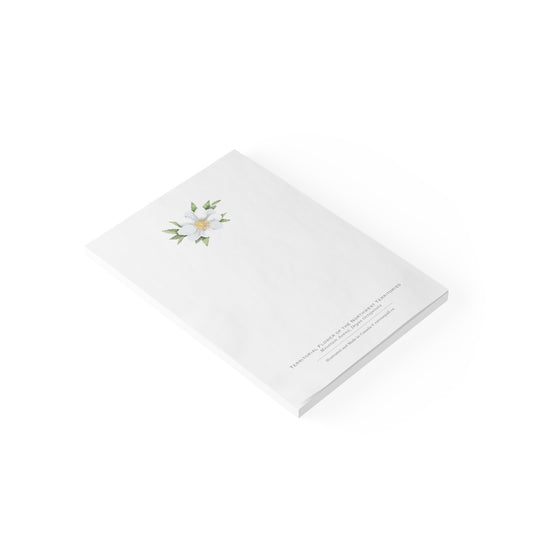 Territorial Flower of the Northwest Territories Notepad - Mountain Avens