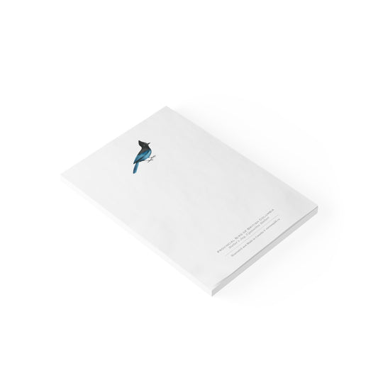 Provincial Bird of British Columbia Notepad - Steller's Jay