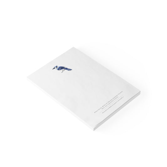 Provincial Bird of Prince Edward Island Notepad - Blue Jay