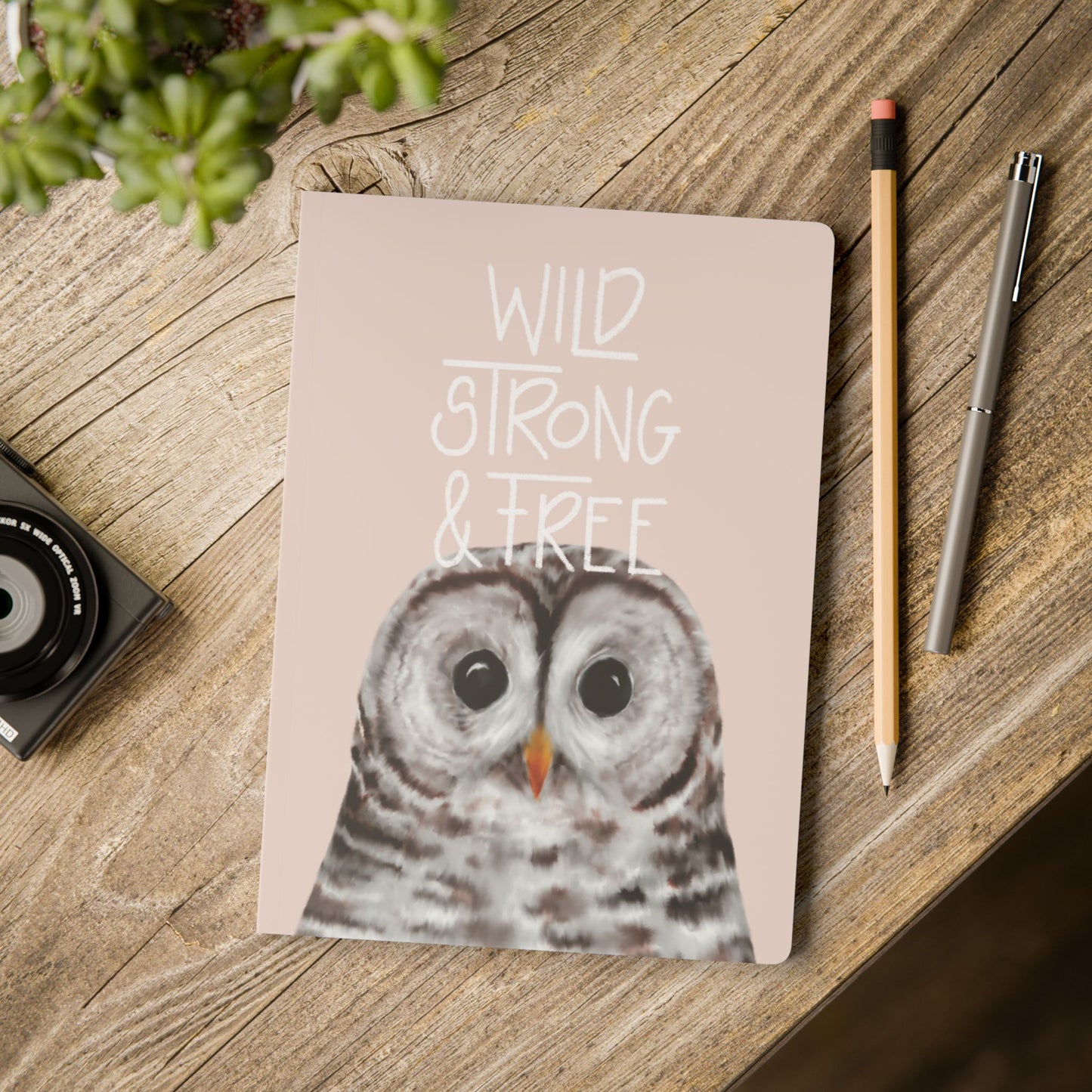 Barred Owl Notebook - Wild Strong & Free