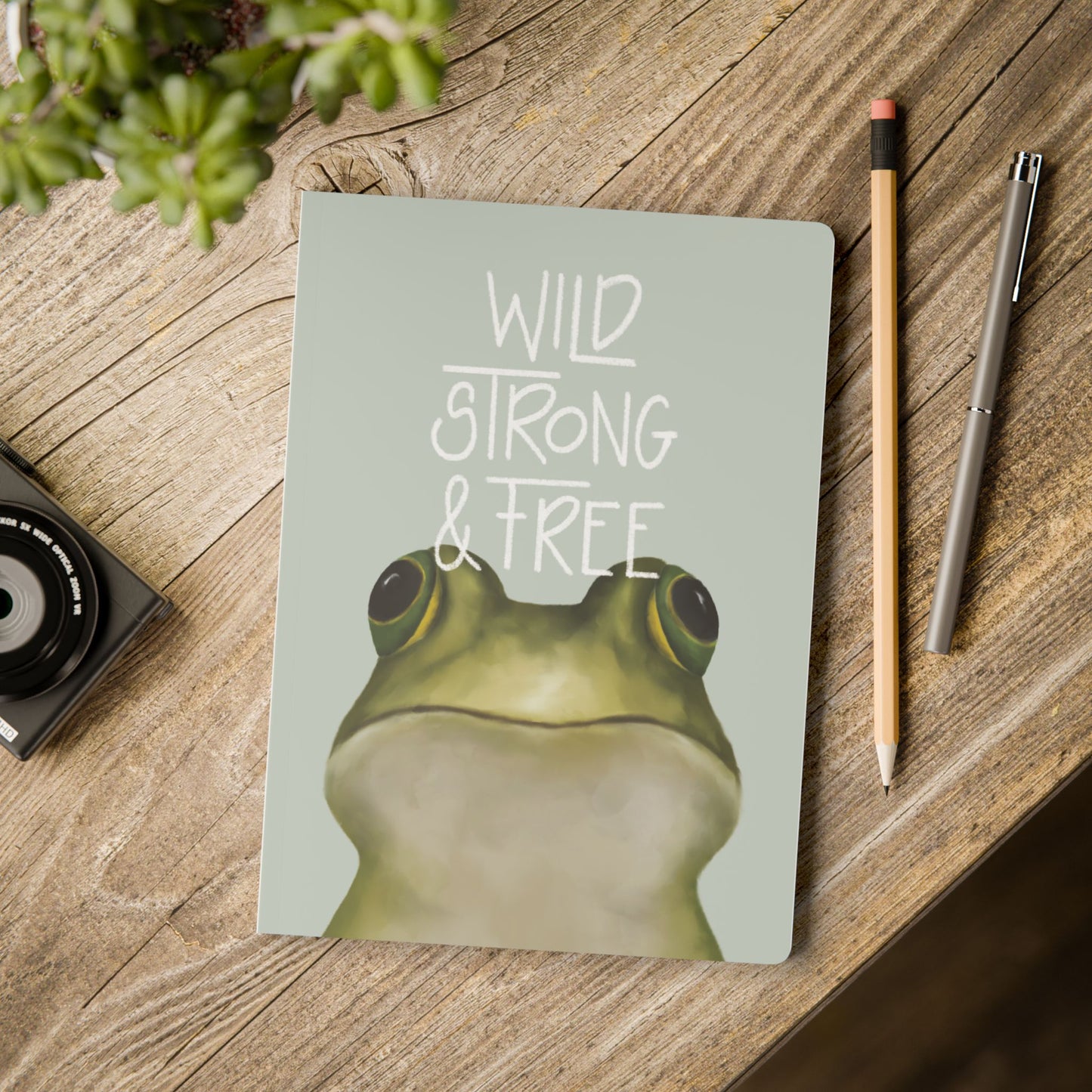 Bull Frog Notebook - Wild Strong & Free