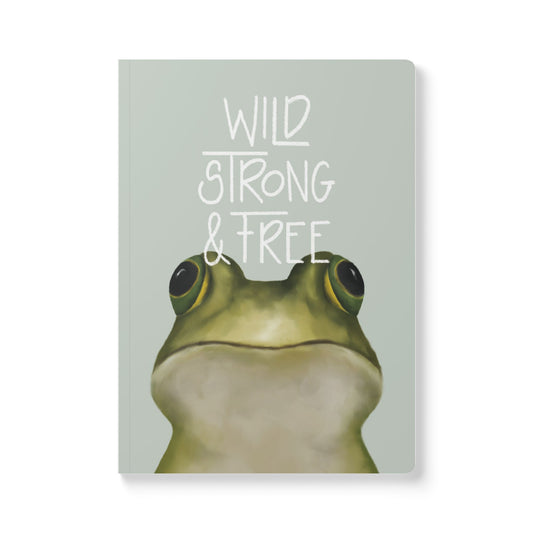 Bull Frog Notebook - Wild Strong & Free