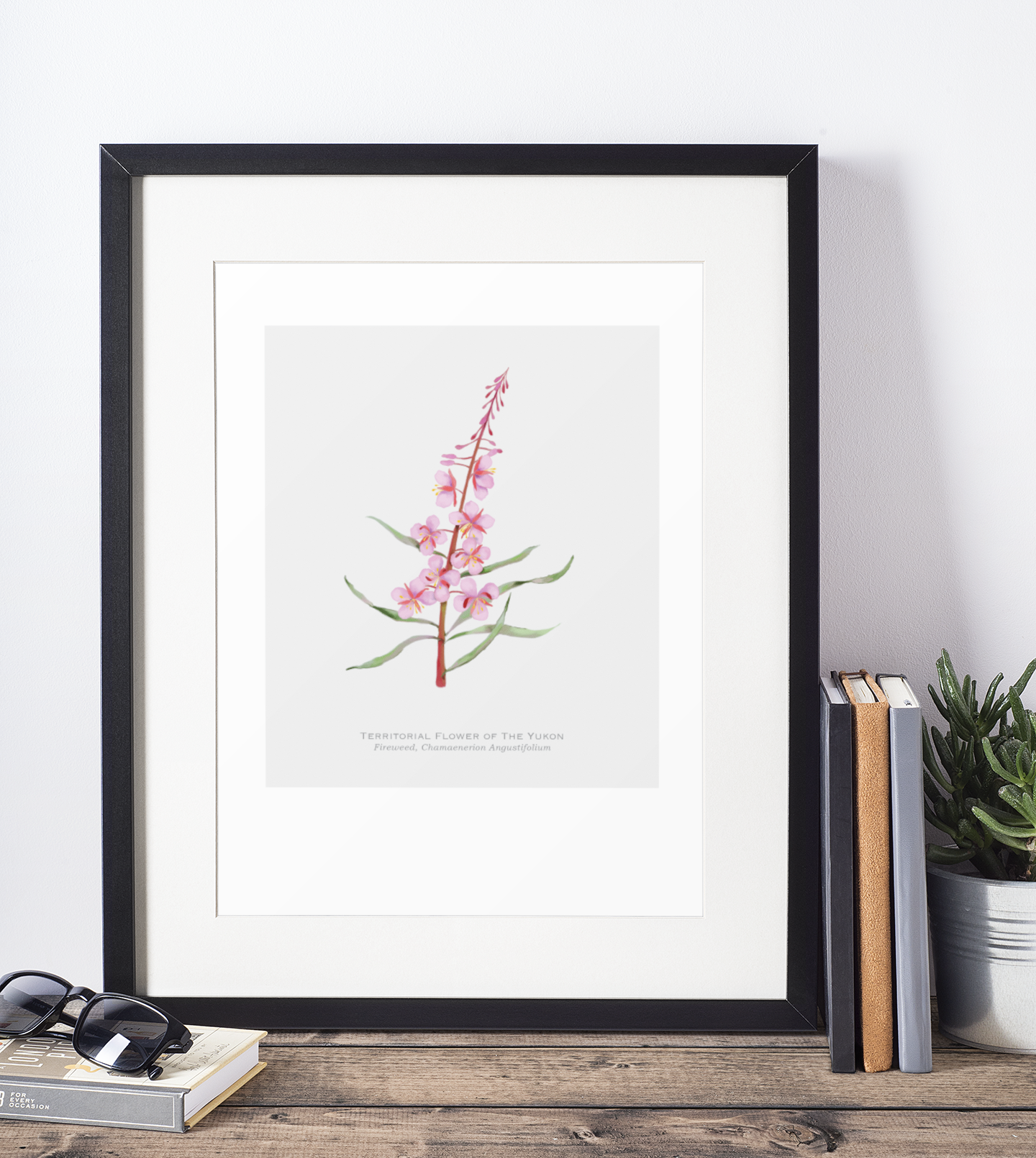 Territorial Flower of the Yukon Print - Fireweed